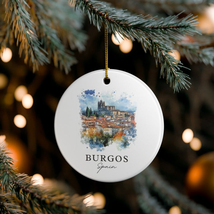 Burgos Ornament: Unique Burgos Souvenir, Burgos Xmas Decor, and Authentic Burgos Gift