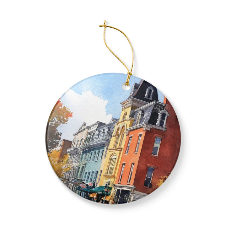 Burlington Vermont Ornament: Unique Burlington Souvenir, Burlington Vermont Xmas Decor, and Authentic Burlington Gift