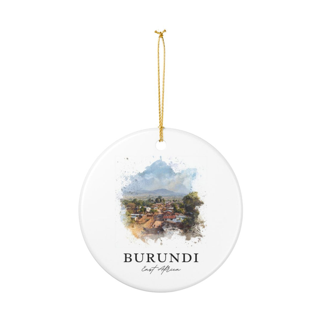 Burundi Burundi Ornament: Unique Burundi Souvenir, Burundi Burundi Xmas Decor, and Authentic Burundi Gift