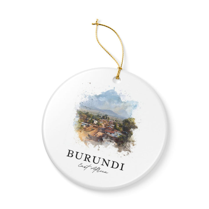 Burundi Burundi Ornament: Unique Burundi Souvenir, Burundi Burundi Xmas Decor, and Authentic Burundi Gift