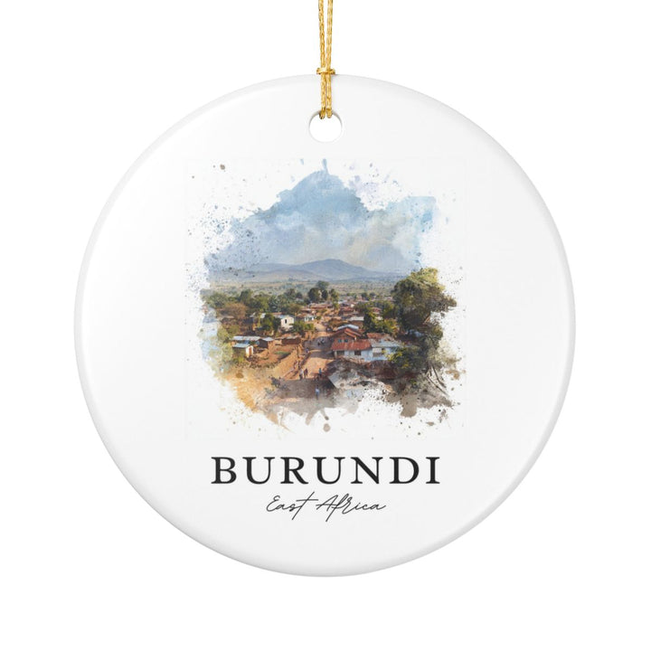 Burundi Burundi Ornament: Unique Burundi Souvenir, Burundi Burundi Xmas Decor, and Authentic Burundi Gift