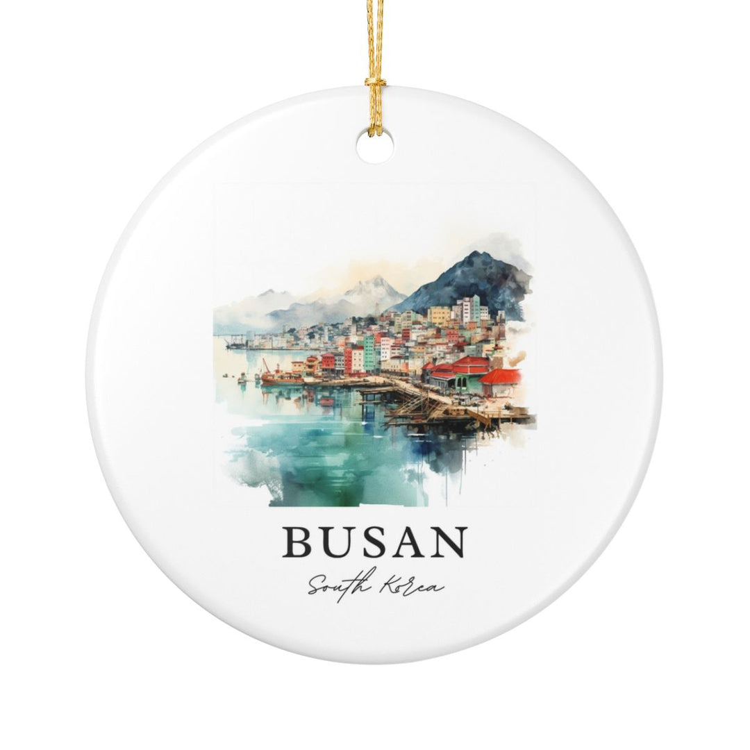 Busan South Korea Ornament: Unique Busan South Korea Souvenir, Busan South Korea Xmas Decor, and Authentic Busan South Korea Gift