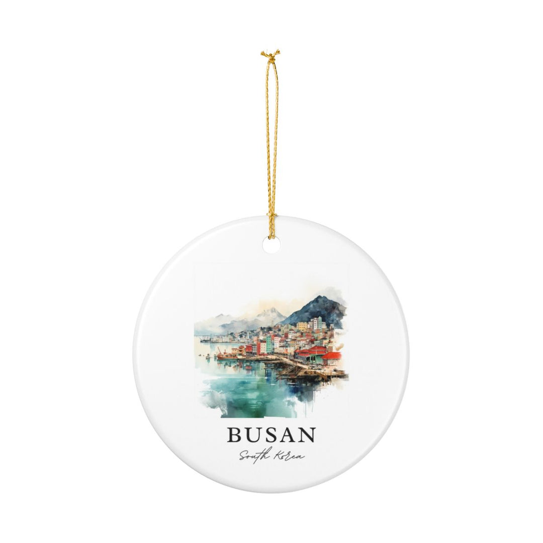 Busan South Korea Ornament: Unique Busan South Korea Souvenir, Busan South Korea Xmas Decor, and Authentic Busan South Korea Gift