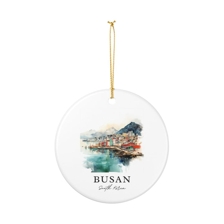 Busan South Korea Ornament: Unique Busan South Korea Souvenir, Busan South Korea Xmas Decor, and Authentic Busan South Korea Gift
