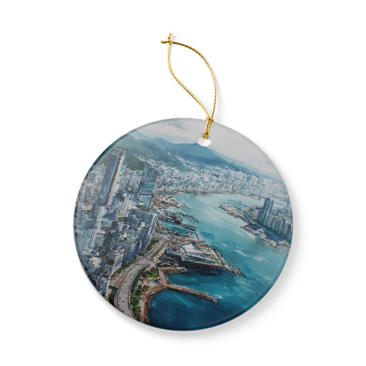 Busan South Korea Ornament: Unique Busan South Korea Souvenir, Busan South Korea Xmas Decor, and Authentic Busan South Korea Gift