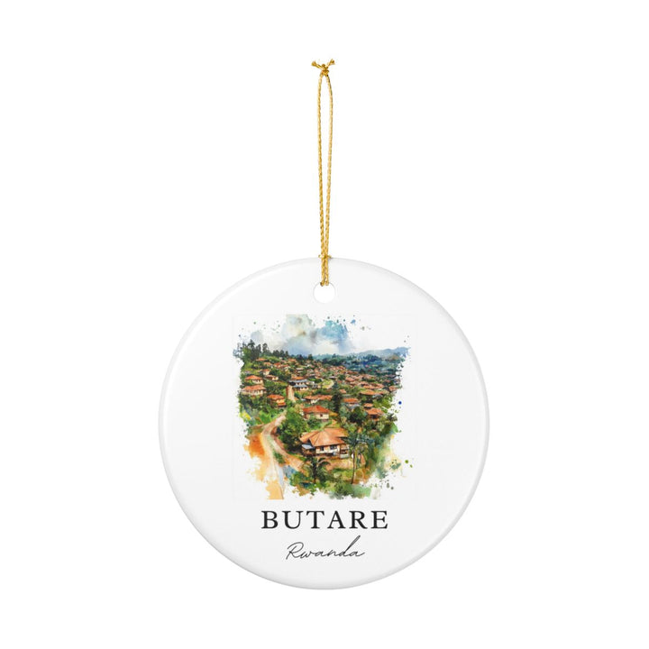 Butare Rwanda Ornament: Unique Butare Rwanda Souvenir, Butare Rwanda Xmas Decor, and Authentic Butare Rwanda Gift