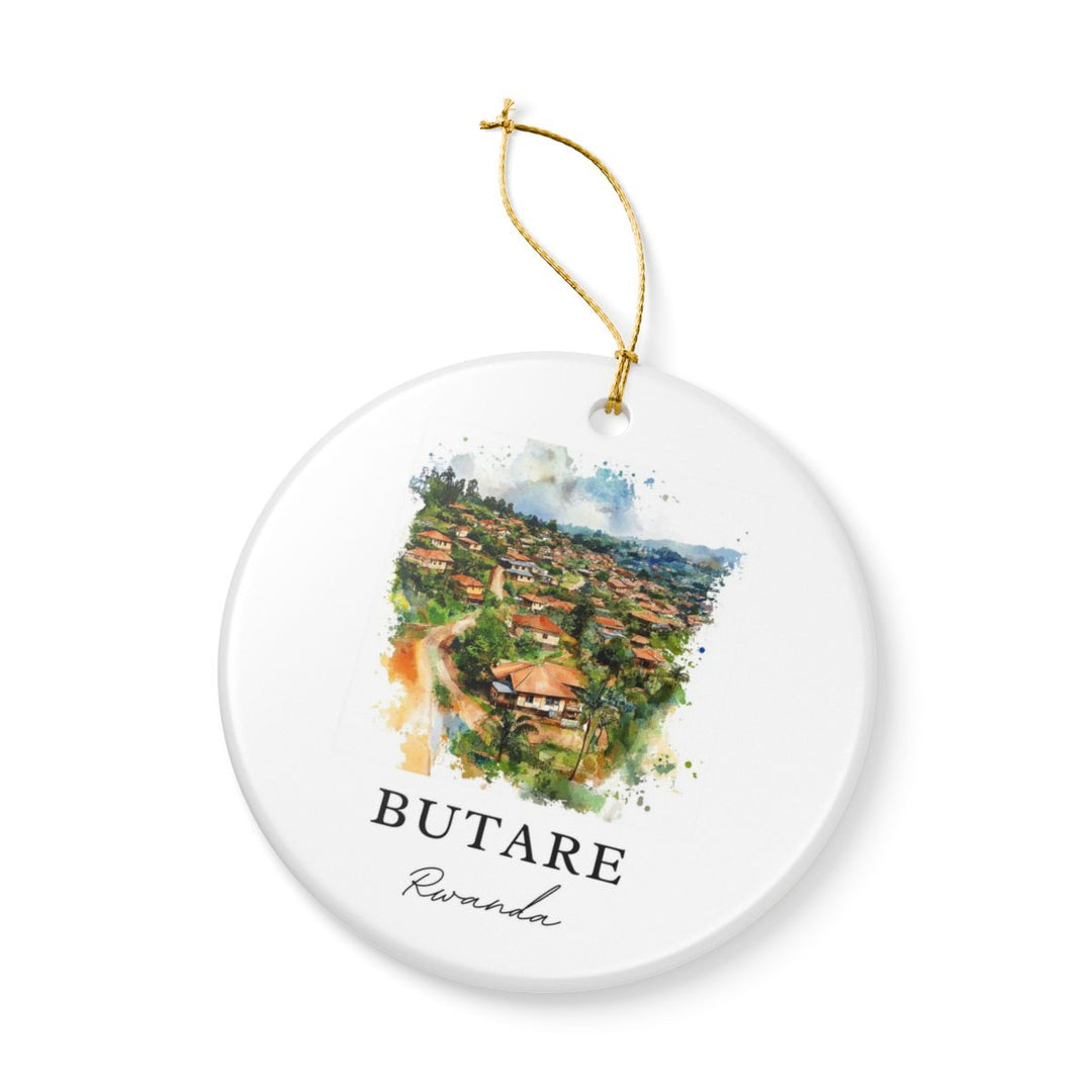 Butare Rwanda Ornament: Unique Butare Rwanda Souvenir, Butare Rwanda Xmas Decor, and Authentic Butare Rwanda Gift