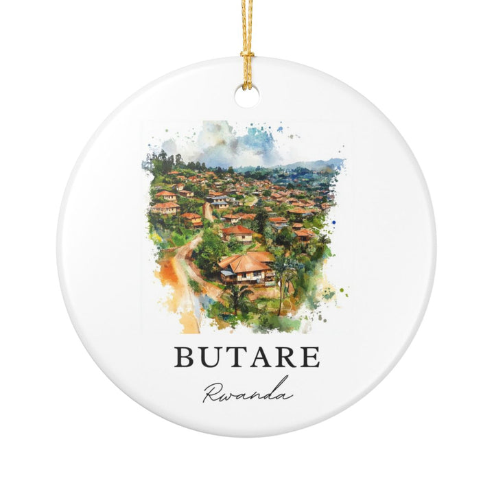 Butare Rwanda Ornament: Unique Butare Rwanda Souvenir, Butare Rwanda Xmas Decor, and Authentic Butare Rwanda Gift