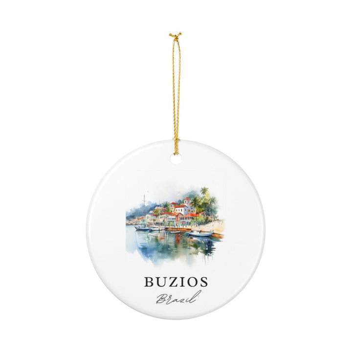 Buzios Brazil Ornament: Unique Buzios Souvenir, Buzios Brazil Xmas Decor, and Authentic Buzios Gift