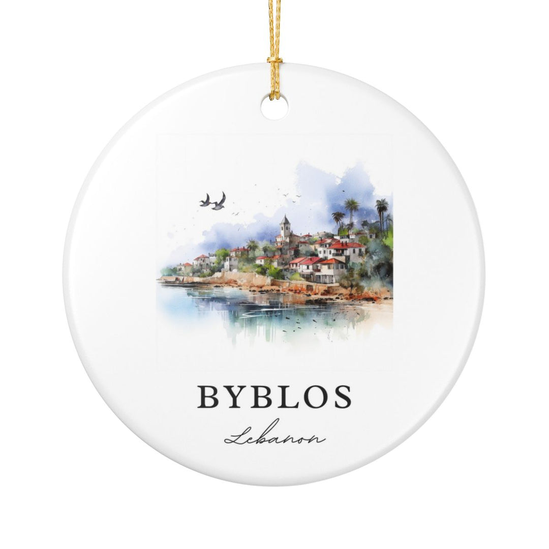 Byblos Lebanon Ornament: Unique Byblos Lebanon Souvenir, Byblos Lebanon Xmas Decor, and Authentic Byblos Lebanon Gift