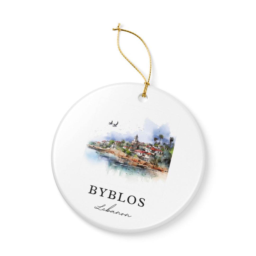 Byblos Lebanon Ornament: Unique Byblos Lebanon Souvenir, Byblos Lebanon Xmas Decor, and Authentic Byblos Lebanon Gift