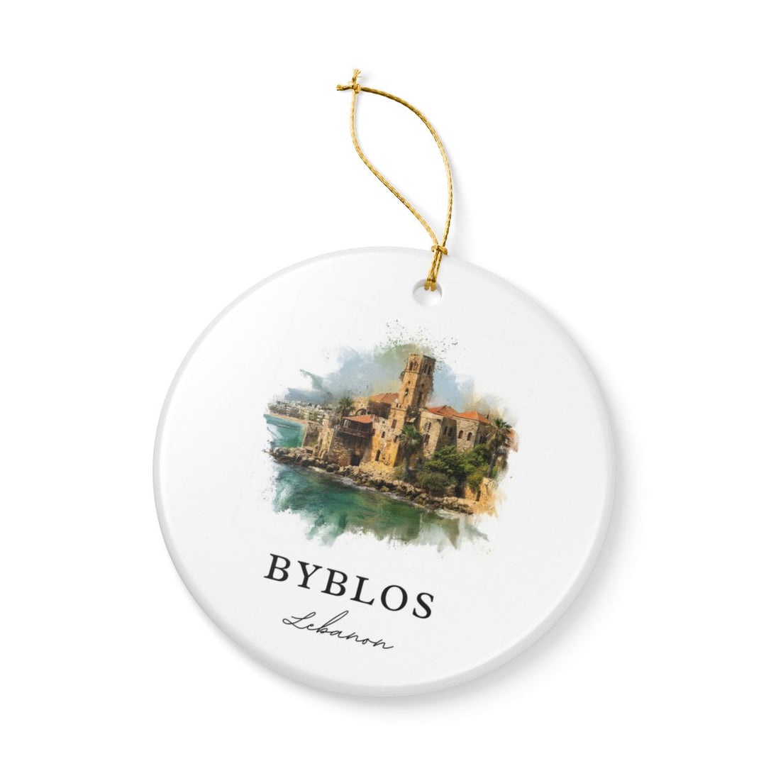 Byblos Lebanon Ornament: Unique Byblos Lebanon Souvenir, Byblos Lebanon Xmas Decor, and Authentic Byblos Lebanon Gift