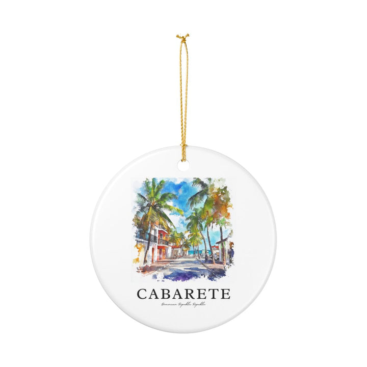 Cabarete Dominican Republic Ornament: Unique Cabarete Dominican Republic Souvenir, Cabarete Dominican Republic Xmas Decor, and Authentic Cabarete Dominican Republic Gift