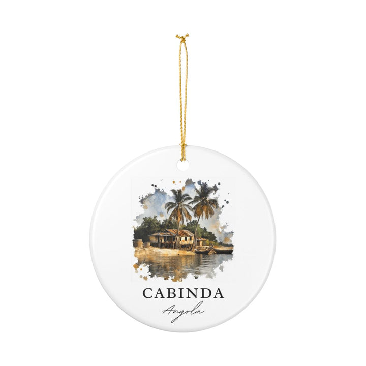 Cabinda Angola Ornament: Unique Cabinda Angola Souvenir, Cabinda Angola Xmas Decor, and Authentic Cabinda Angola Gift