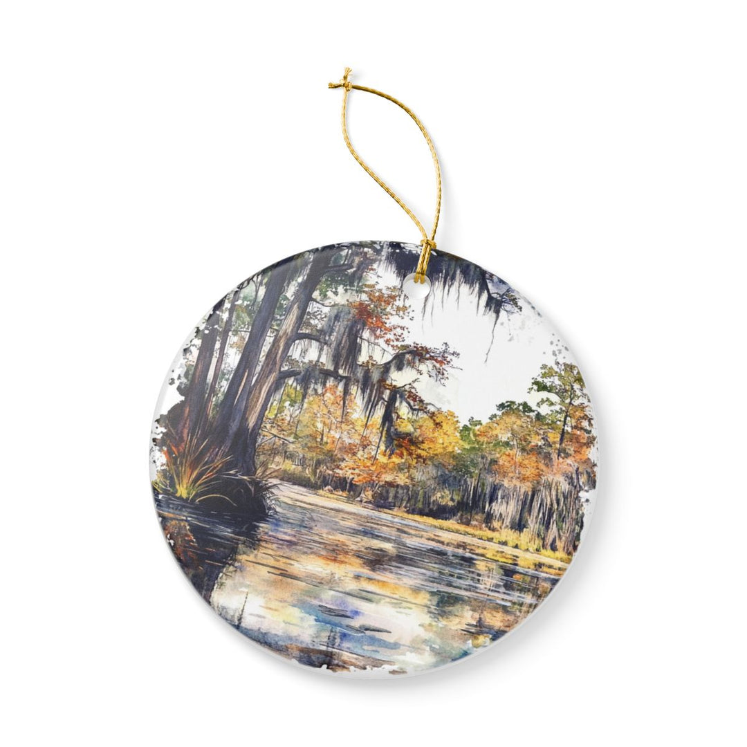 Caddo Lake Ornament: Unique Caddo Lake Souvenir, Caddo Lake Xmas Decor, and Authentic Caddo Lake Gift
