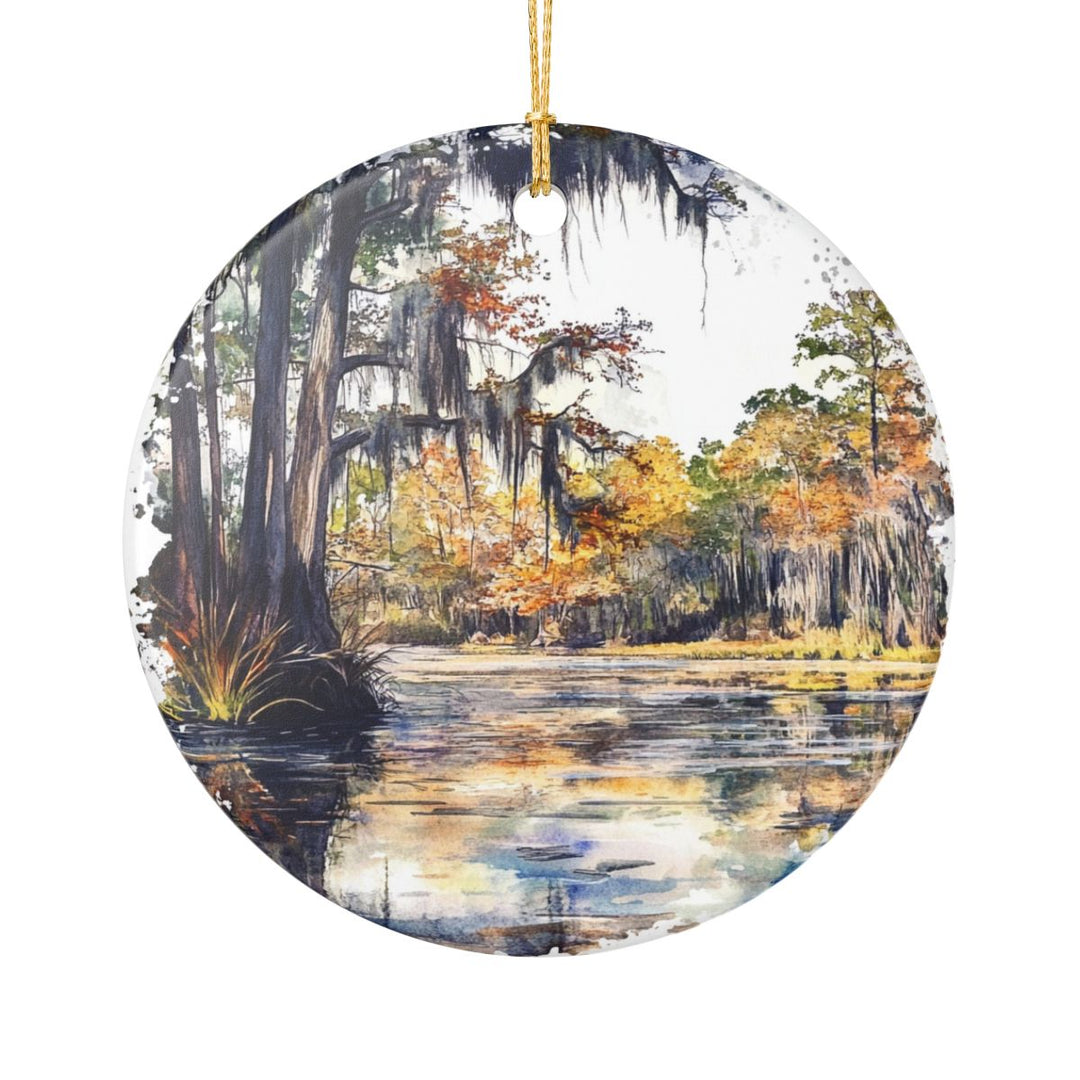 Caddo Lake Ornament: Unique Caddo Lake Souvenir, Caddo Lake Xmas Decor, and Authentic Caddo Lake Gift