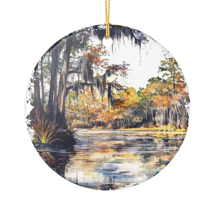 Caddo Lake Ornament: Unique Caddo Lake Souvenir, Caddo Lake Xmas Decor, and Authentic Caddo Lake Gift