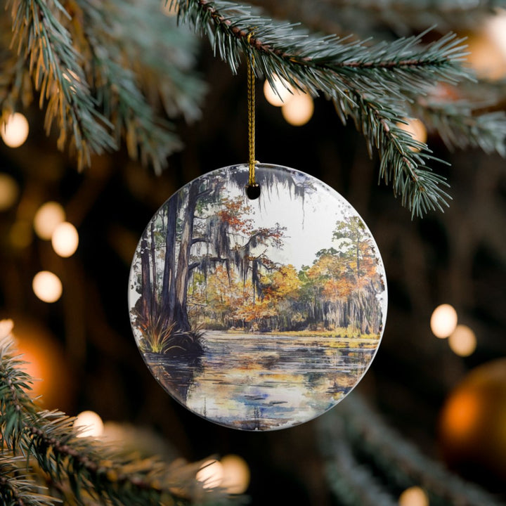 Caddo Lake Ornament: Unique Caddo Lake Souvenir, Caddo Lake Xmas Decor, and Authentic Caddo Lake Gift