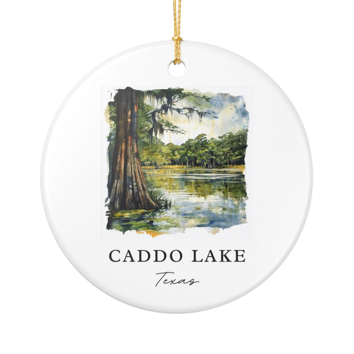 Caddo Lake Ornament: Unique Caddo Lake Souvenir, Caddo Lake Xmas Decor, and Authentic Caddo Lake Gift