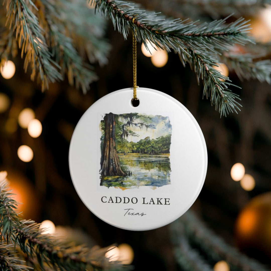 Caddo Lake Ornament: Unique Caddo Lake Souvenir, Caddo Lake Xmas Decor, and Authentic Caddo Lake Gift