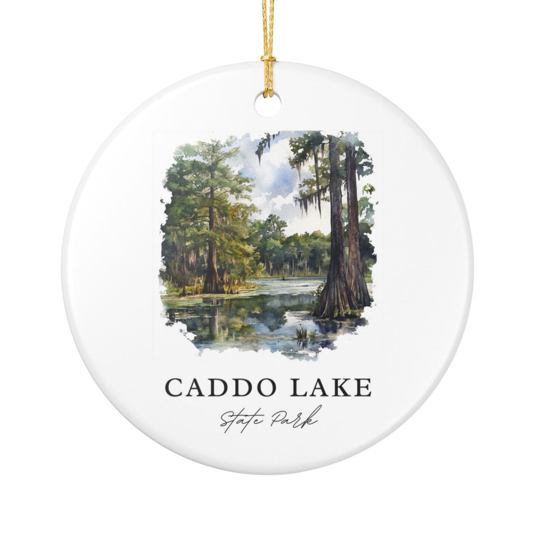 Caddo Lake State Park Ornament: Unique Caddo Lake State Park Souvenir, Caddo Lake State Park Xmas Decor, and Authentic Caddo Lake State Park Gift