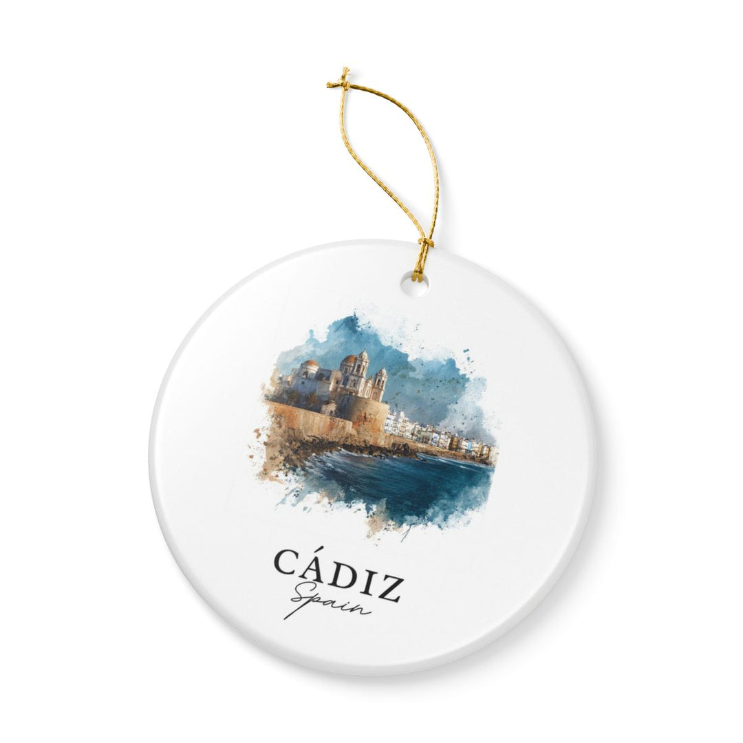 Cadiz Spain Ornament: Unique Cadiz Spain Souvenir, Cadiz Spain Xmas Decor, and Authentic Cadiz Spain Gift