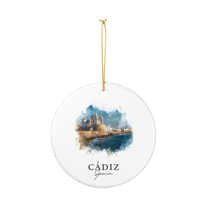 Cadiz Spain Ornament: Unique Cadiz Spain Souvenir, Cadiz Spain Xmas Decor, and Authentic Cadiz Spain Gift