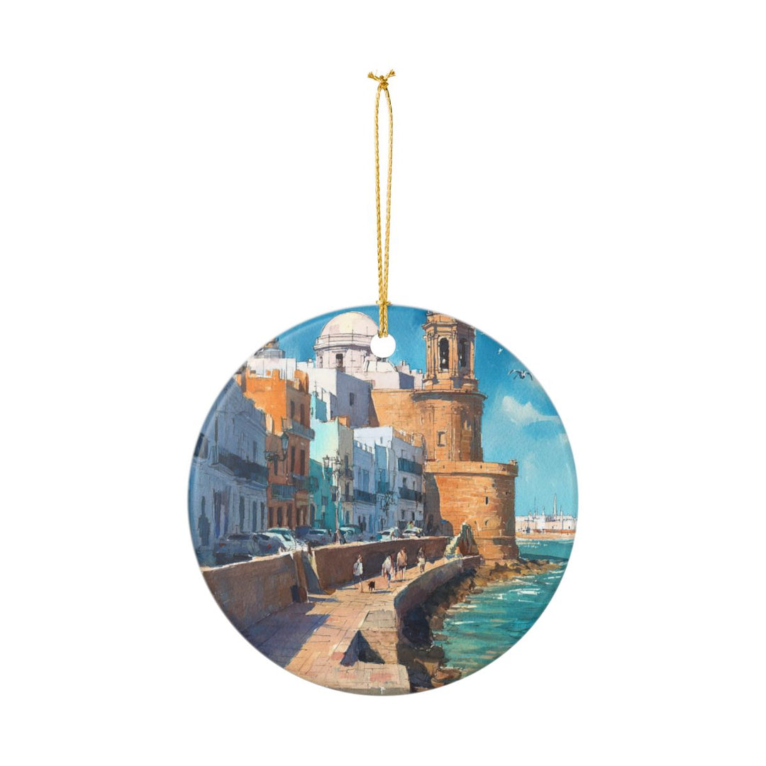 Cadiz Spain Ornament: Unique Cadiz Spain Souvenir, Cadiz Spain Xmas Decor, and Authentic Cadiz Spain Gift