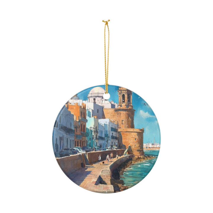 Cadiz Spain Ornament: Unique Cadiz Spain Souvenir, Cadiz Spain Xmas Decor, and Authentic Cadiz Spain Gift
