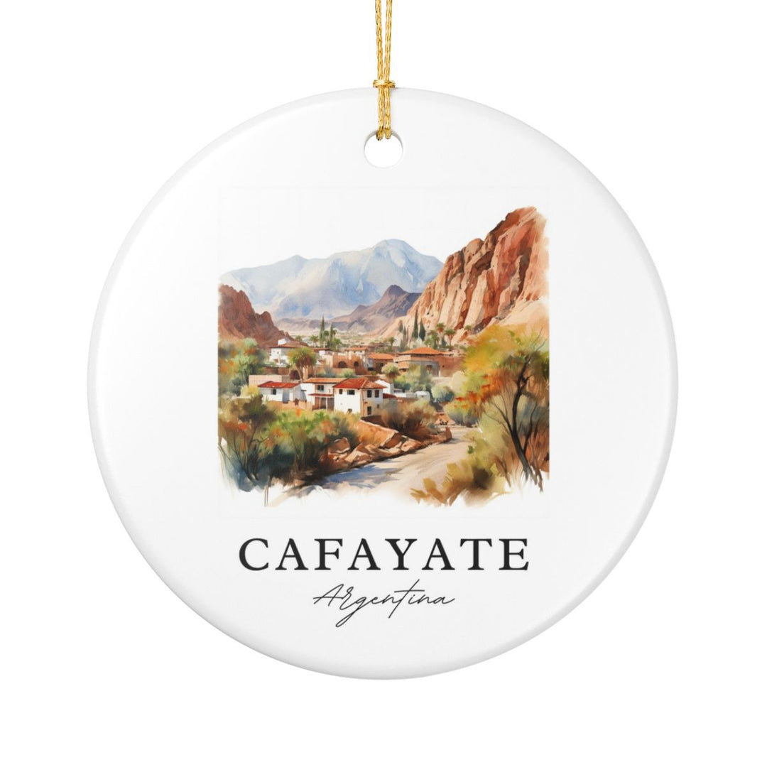 Cafayate Argentina Ornament: Unique Cafayate Argentina Souvenir, Cafayate Argentina Xmas Decor, and Authentic Cafayate Argentina Gift