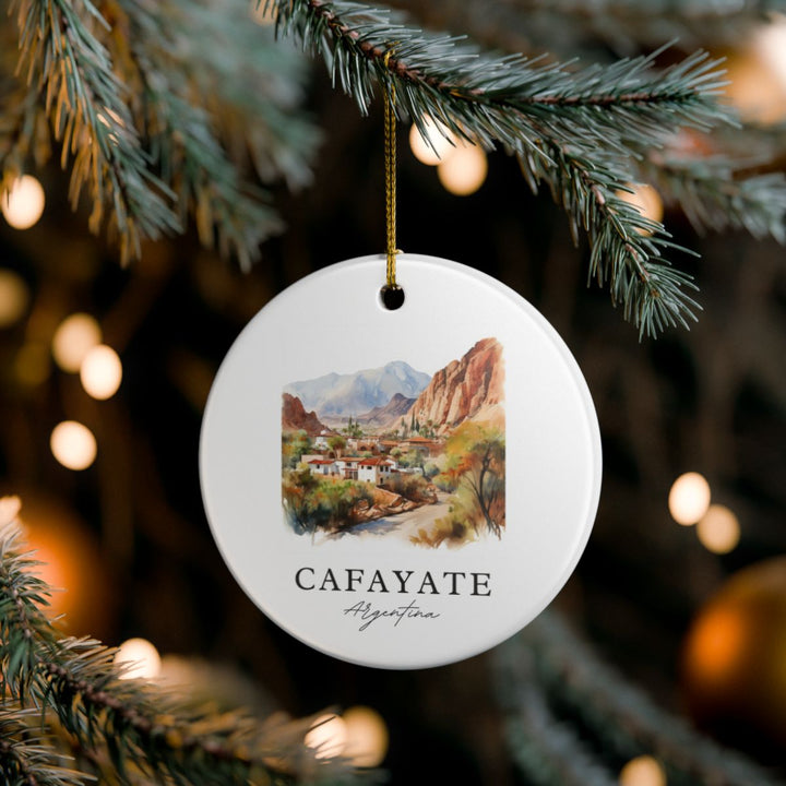 Cafayate Argentina Ornament: Unique Cafayate Argentina Souvenir, Cafayate Argentina Xmas Decor, and Authentic Cafayate Argentina Gift