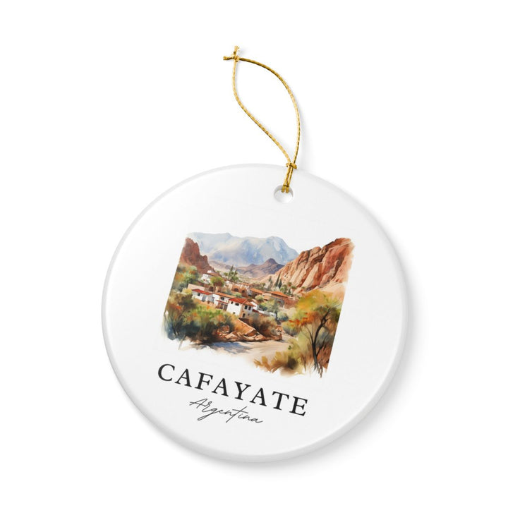 Cafayate Argentina Ornament: Unique Cafayate Argentina Souvenir, Cafayate Argentina Xmas Decor, and Authentic Cafayate Argentina Gift