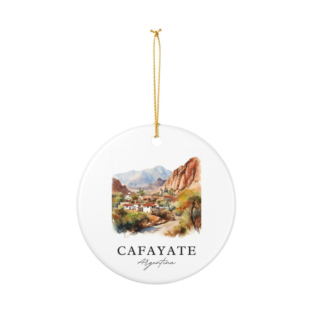 Cafayate Argentina Ornament: Unique Cafayate Argentina Souvenir, Cafayate Argentina Xmas Decor, and Authentic Cafayate Argentina Gift