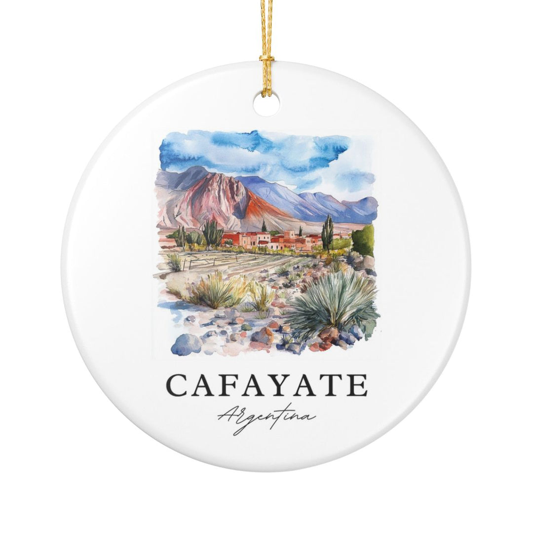 Cafayate Argentina Ornament: Unique Cafayate Argentina Souvenir, Cafayate Argentina Xmas Decor, and Authentic Cafayate Argentina Gift