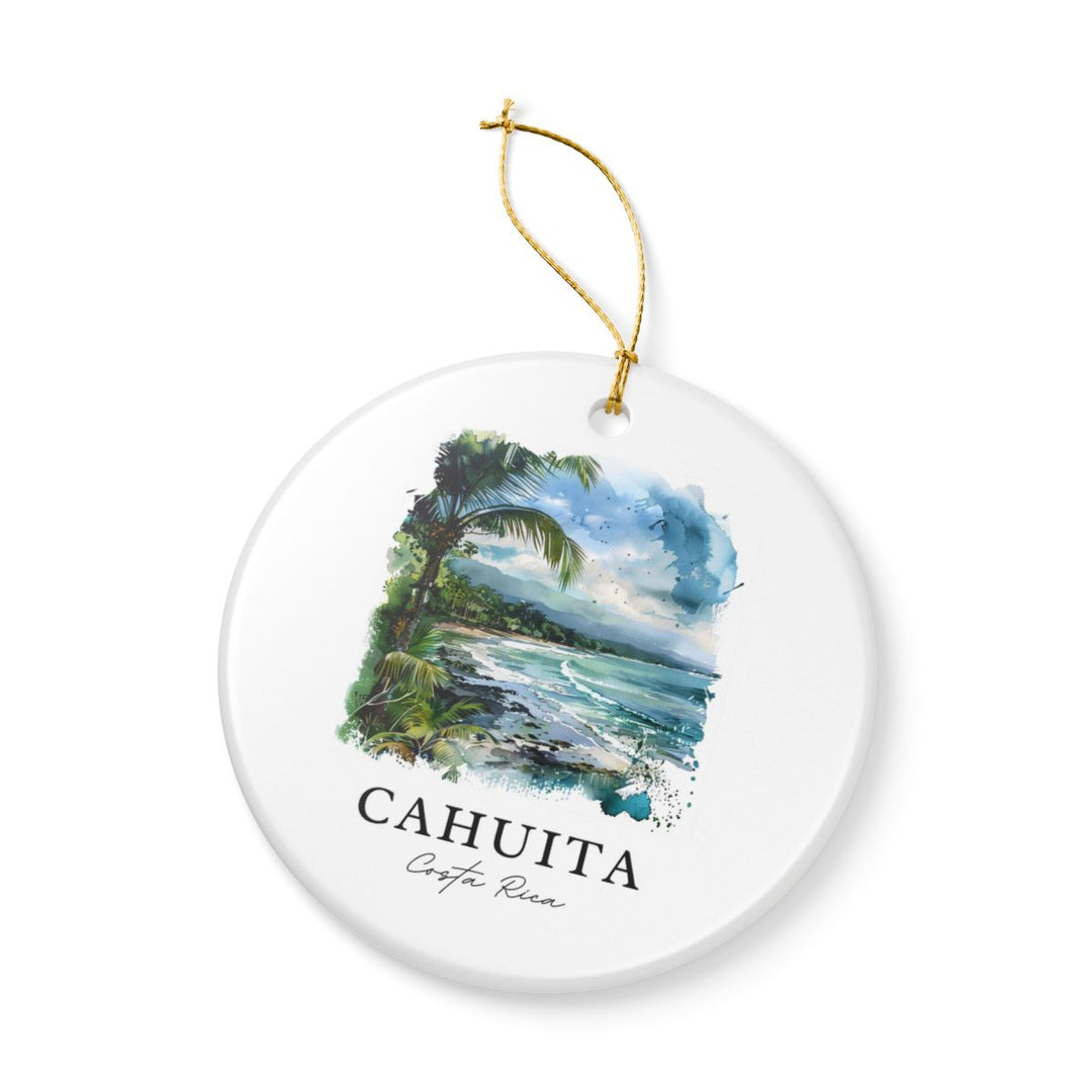 Cahuita Costa Rica Ornament: Unique Cahuita Costa Rica Souvenir, Cahuita Costa Rica Xmas Decor, and Authentic Cahuita Costa Rica Gift