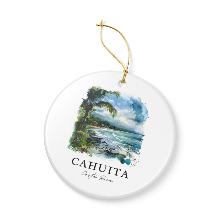 Cahuita Costa Rica Ornament: Unique Cahuita Costa Rica Souvenir, Cahuita Costa Rica Xmas Decor, and Authentic Cahuita Costa Rica Gift