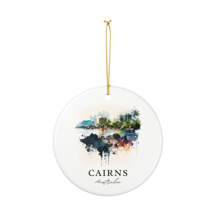 Cairns Australia Ornament: Unique Cairns Souvenir, Cairns Australia Xmas Decor, and Authentic Cairns Gift