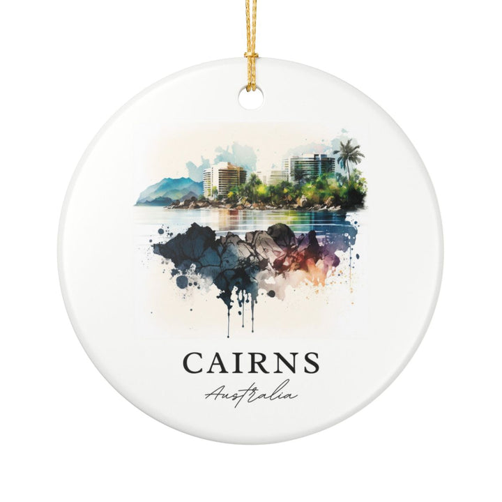 Cairns Australia Ornament: Unique Cairns Souvenir, Cairns Australia Xmas Decor, and Authentic Cairns Gift