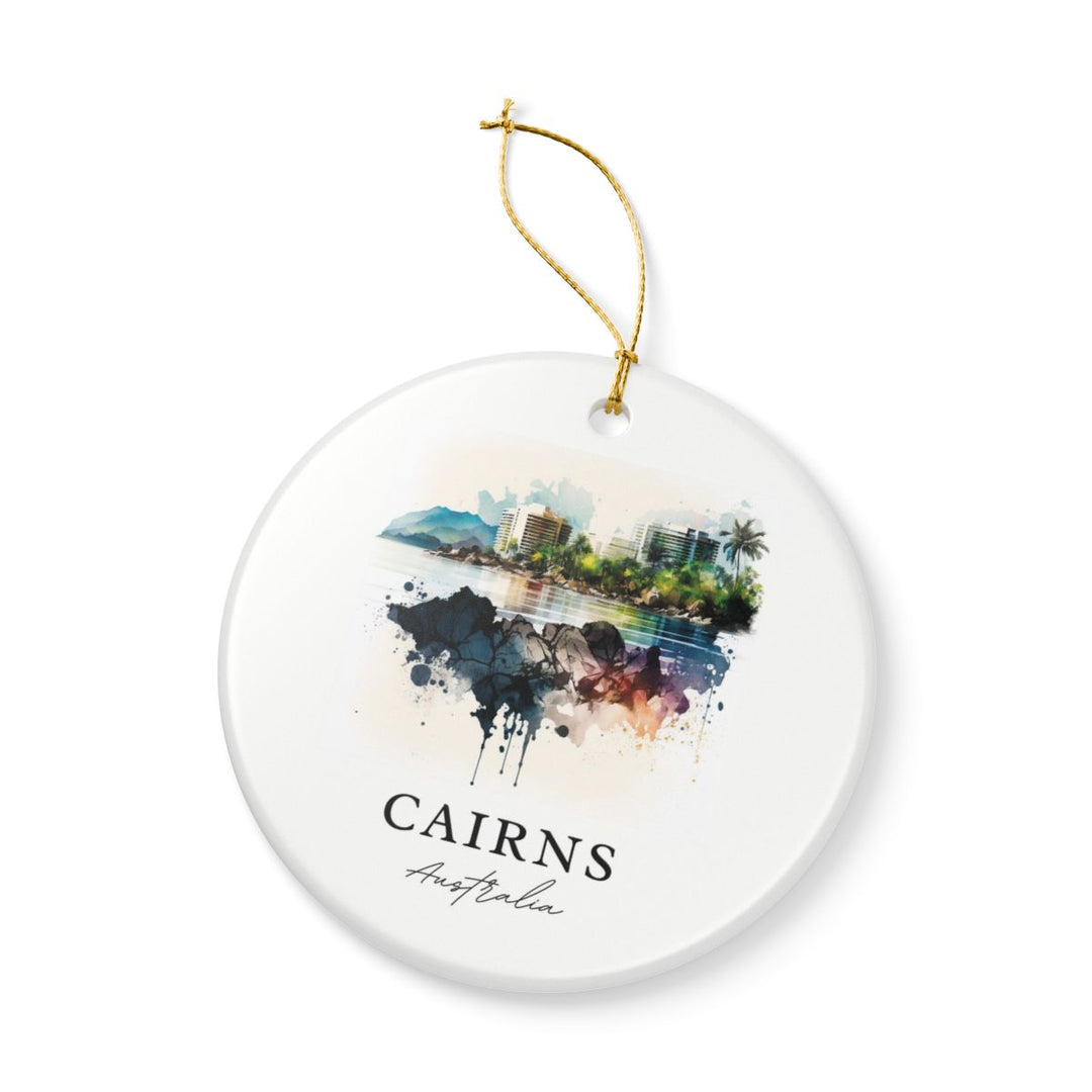 Cairns Australia Ornament: Unique Cairns Souvenir, Cairns Australia Xmas Decor, and Authentic Cairns Gift