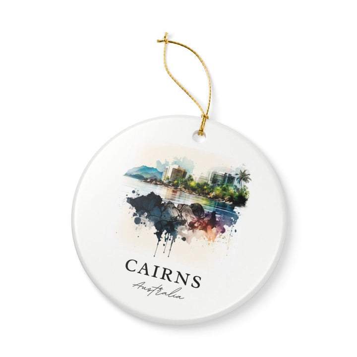 Cairns Australia Ornament: Unique Cairns Souvenir, Cairns Australia Xmas Decor, and Authentic Cairns Gift