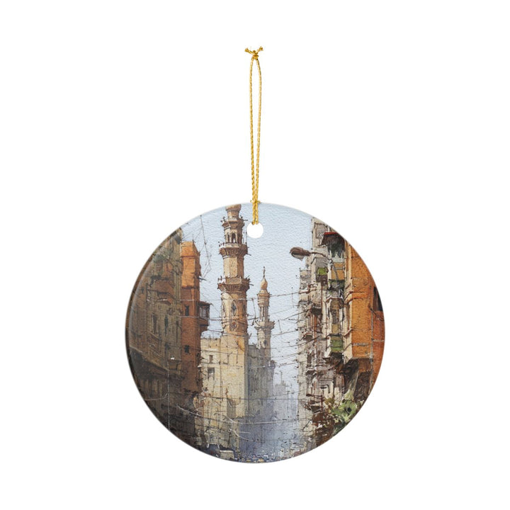 Cairo Egypt Ornament: Unique Cairo Souvenir, Cairo Egypt Xmas Decor, and Authentic Cairo Gift