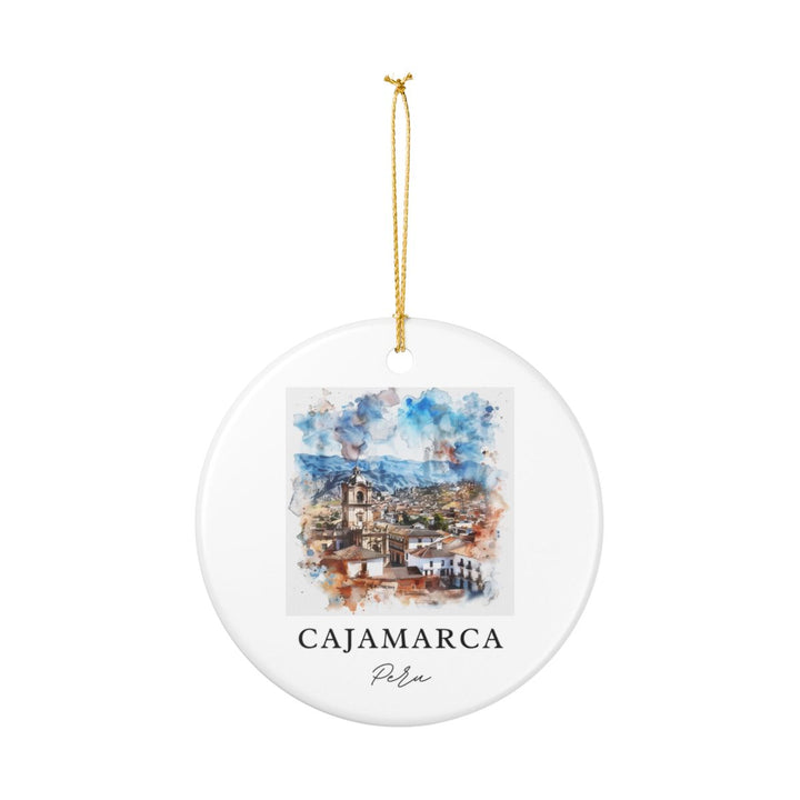 Cajamarca Peru Ornament: Unique Cajamarca Peru Souvenir, Cajamarca Peru Xmas Decor, and Authentic Cajamarca Peru Gift