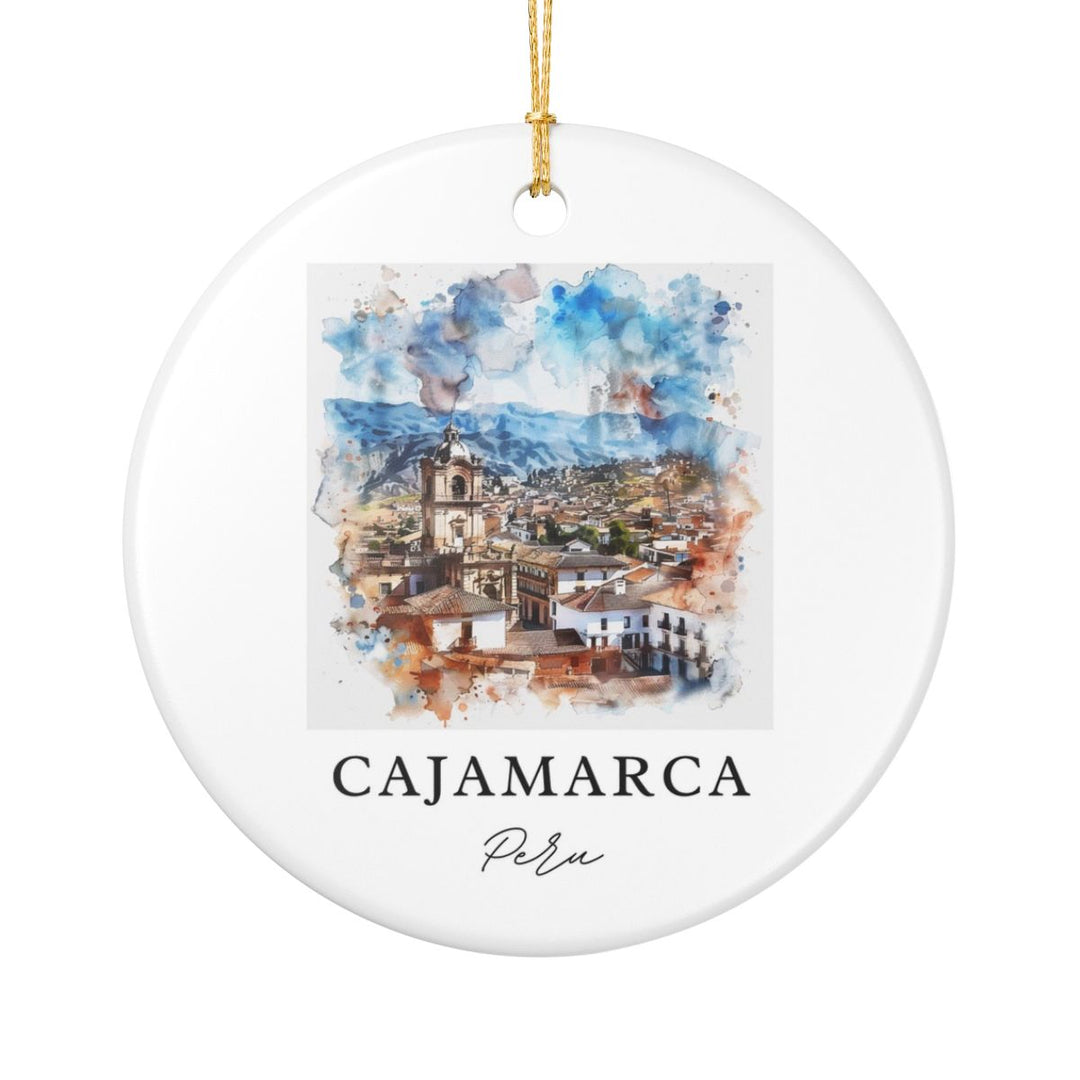 Cajamarca Peru Ornament: Unique Cajamarca Peru Souvenir, Cajamarca Peru Xmas Decor, and Authentic Cajamarca Peru Gift