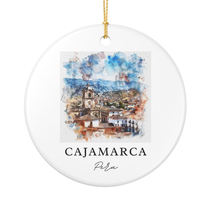 Cajamarca Peru Ornament: Unique Cajamarca Peru Souvenir, Cajamarca Peru Xmas Decor, and Authentic Cajamarca Peru Gift