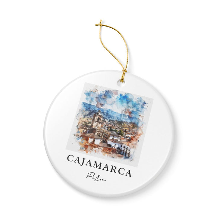 Cajamarca Peru Ornament: Unique Cajamarca Peru Souvenir, Cajamarca Peru Xmas Decor, and Authentic Cajamarca Peru Gift