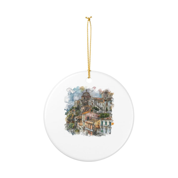 Calabria Italy Ornament: Unique Calabria Souvenir, Calabria Italy Xmas Decor, and Authentic Calabria Gift