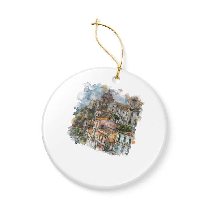 Calabria Italy Ornament: Unique Calabria Souvenir, Calabria Italy Xmas Decor, and Authentic Calabria Gift