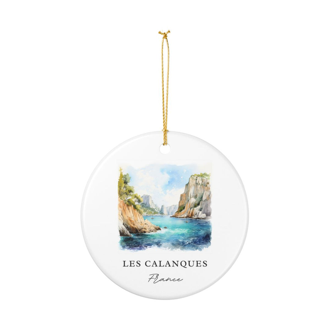 Calanques Ornament: Unique Calanques Souvenir, Calanques Xmas Decor, and Authentic Calanques Gift