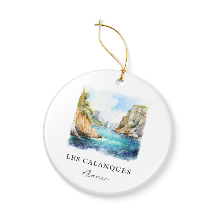 Calanques Ornament: Unique Calanques Souvenir, Calanques Xmas Decor, and Authentic Calanques Gift