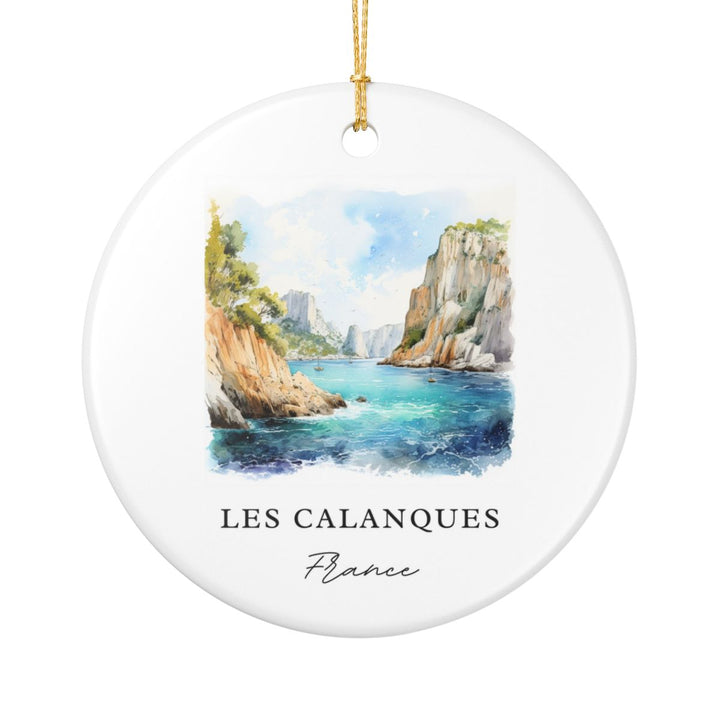 Calanques Ornament: Unique Calanques Souvenir, Calanques Xmas Decor, and Authentic Calanques Gift